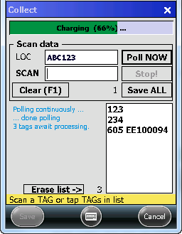 RFID scan